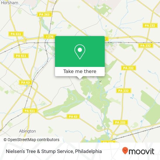 Mapa de Nielsen's Tree & Stump Service