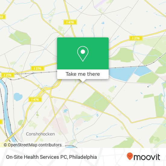 On-Site Health Services PC map