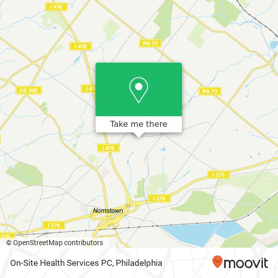 Mapa de On-Site Health Services PC