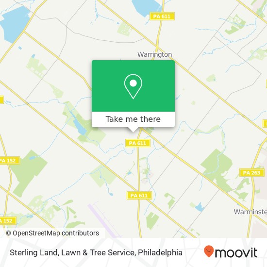 Mapa de Sterling Land, Lawn & Tree Service