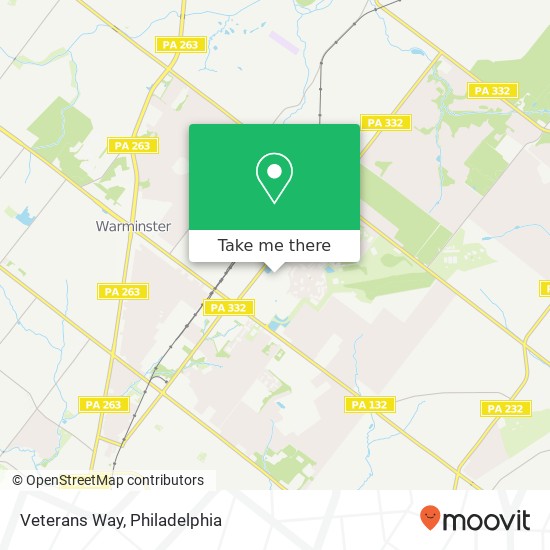 Veterans Way map