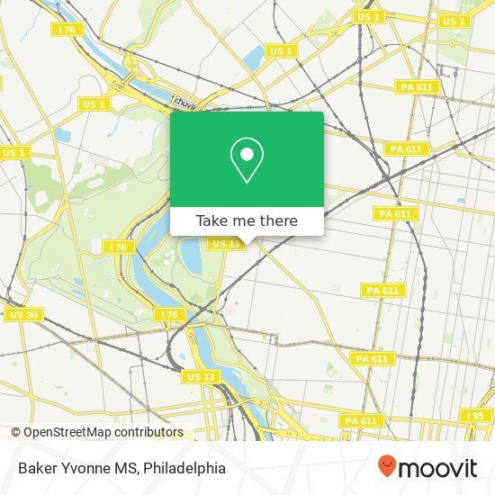 Baker Yvonne MS map