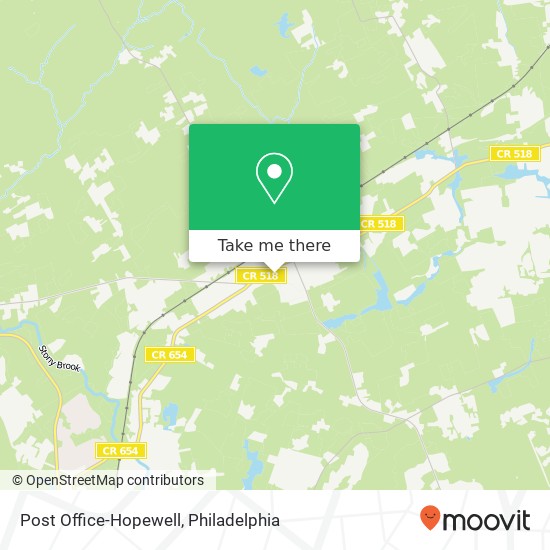 Mapa de Post Office-Hopewell