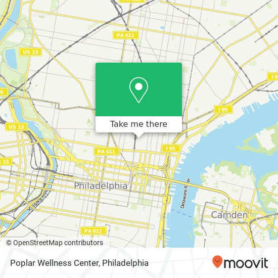 Poplar Wellness Center map