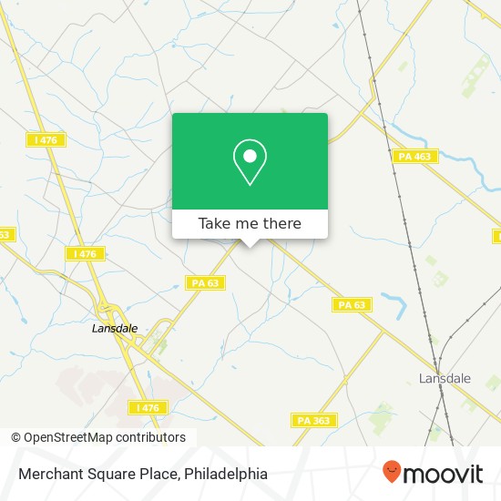 Mapa de Merchant Square Place