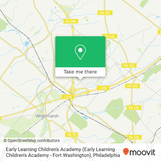 Mapa de Early Learning Children's Academy (Early Learning Children's Academy - Fort Washington)