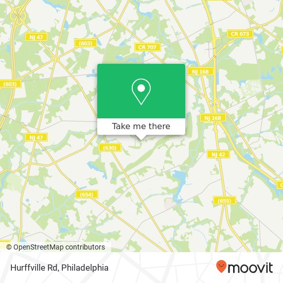 Mapa de Hurffville Rd