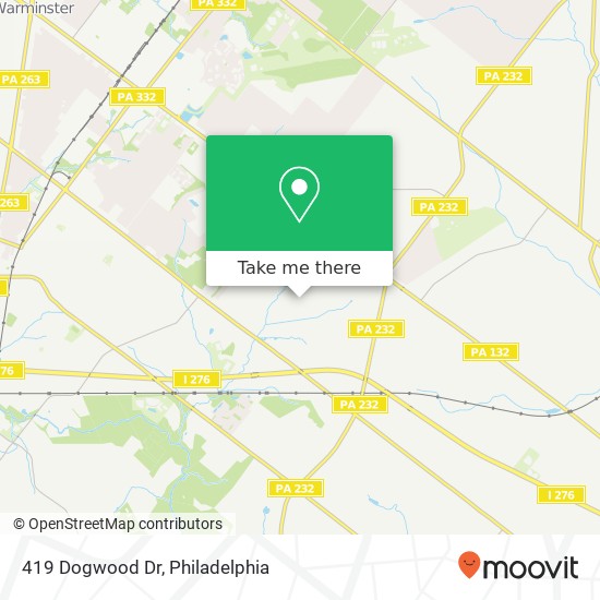 Mapa de 419 Dogwood Dr