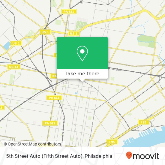 Mapa de 5th Street Auto (Fifth Street Auto)