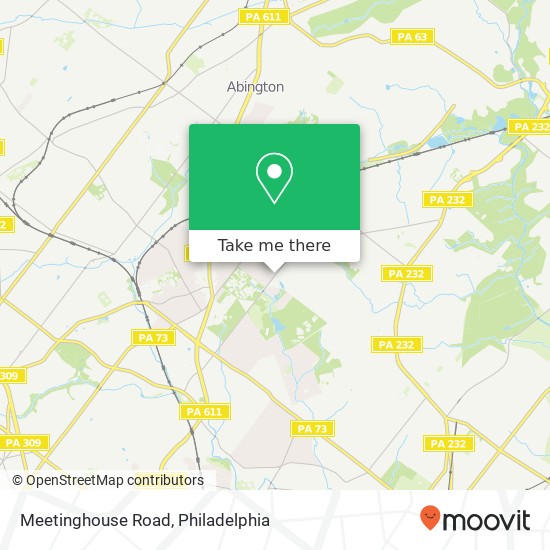 Mapa de Meetinghouse Road