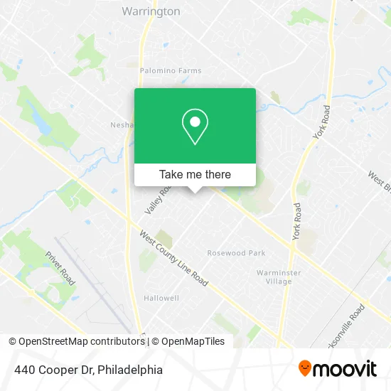 440 Cooper Dr map