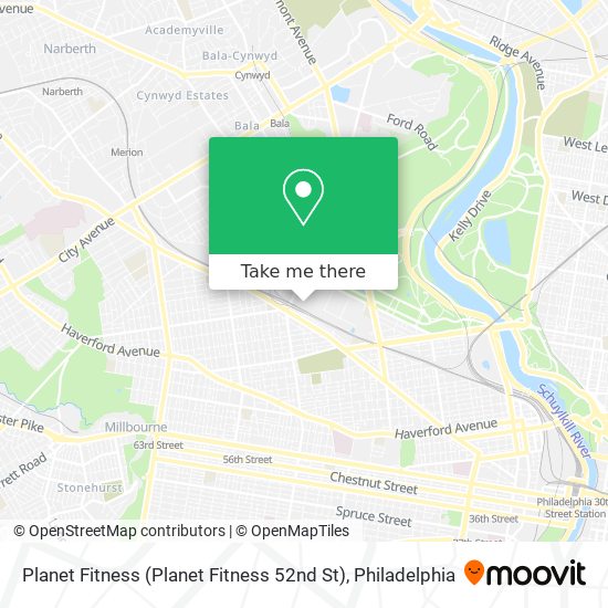 Planet Fitness (Planet Fitness 52nd St) map