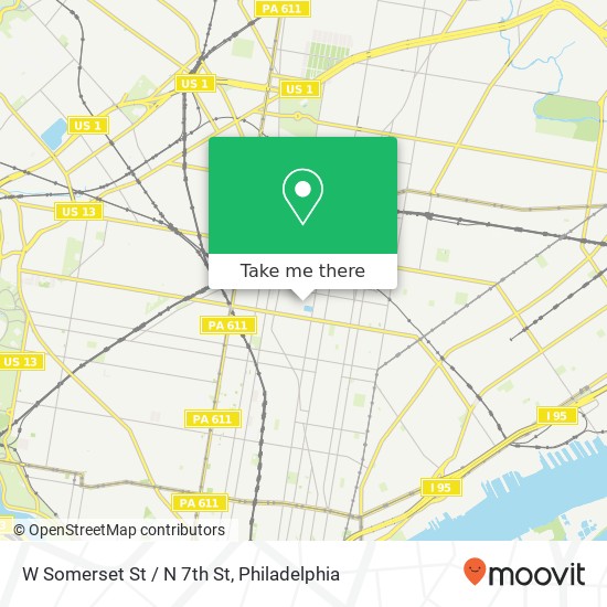 Mapa de W Somerset St / N 7th St