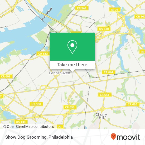 Show Dog Grooming map