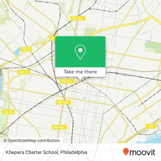 Khepera Charter School map