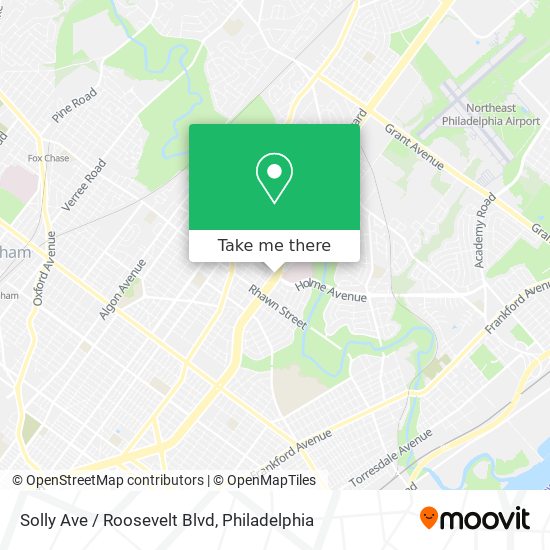 Solly Ave / Roosevelt Blvd map