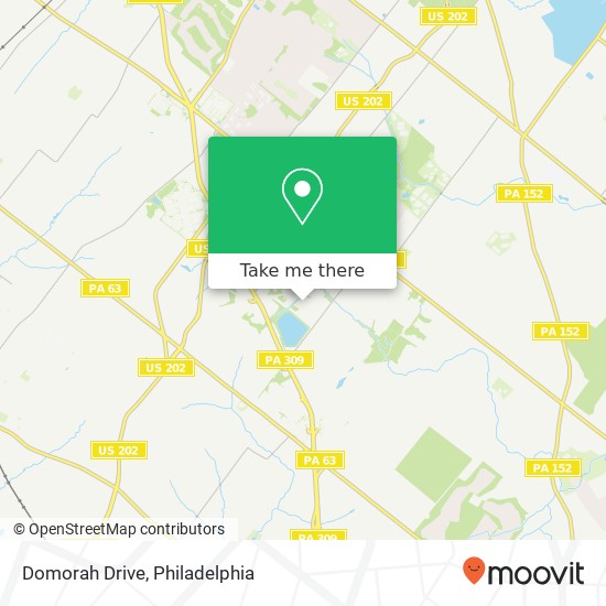 Domorah Drive map