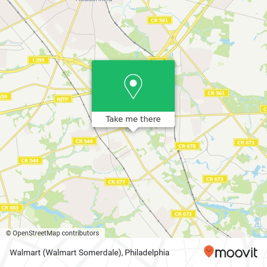 Walmart (Walmart Somerdale) map