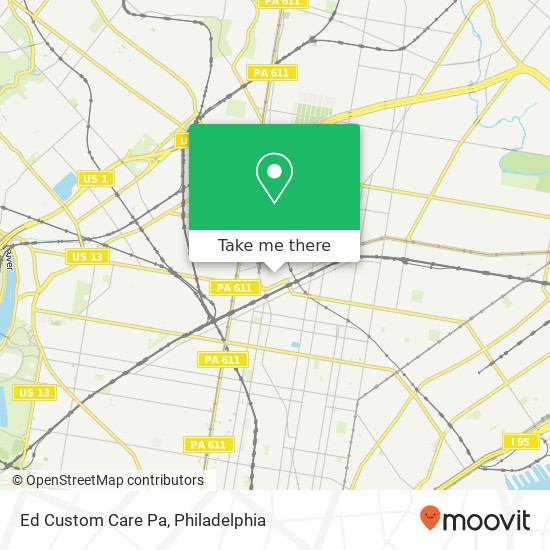 Ed Custom Care Pa map