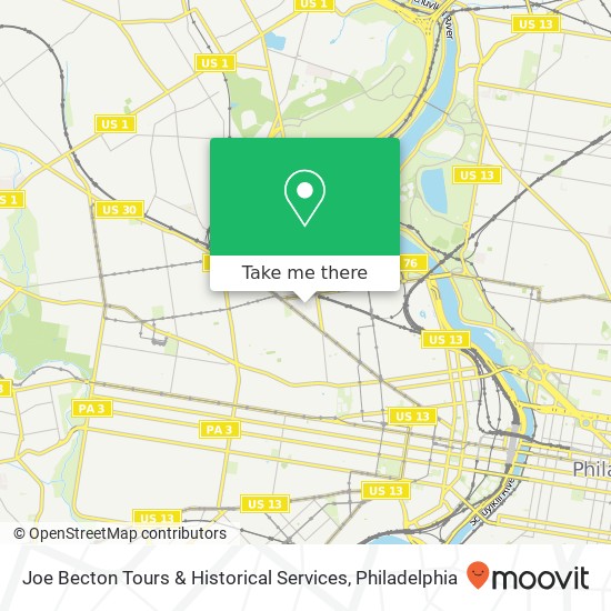 Mapa de Joe Becton Tours & Historical Services