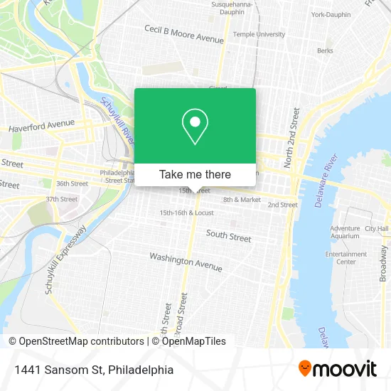 1441 Sansom St map