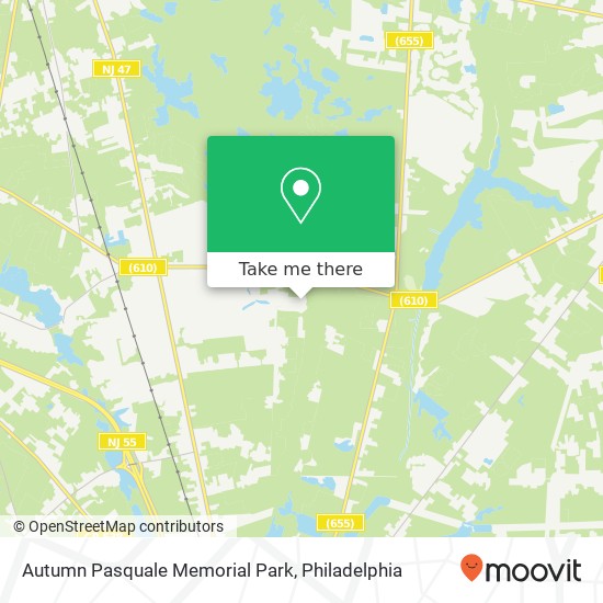 Mapa de Autumn Pasquale Memorial Park