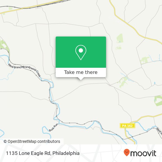 Mapa de 1135 Lone Eagle Rd