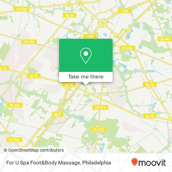 For U Spa Foot&Body Massage map