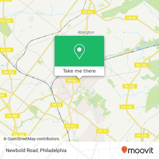 Mapa de Newbold Road