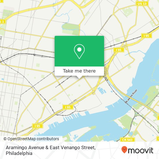 Aramingo Avenue & East Venango Street map