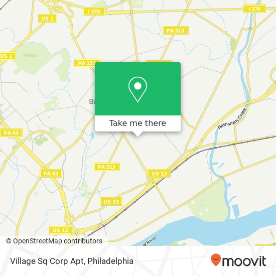 Mapa de Village Sq Corp Apt