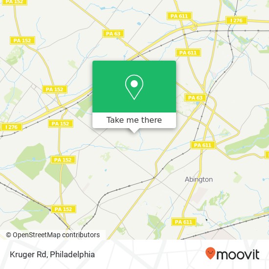 Kruger Rd map