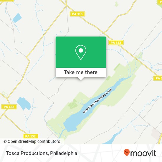 Tosca Productions map