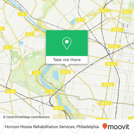 Mapa de Horizon House Rehabilitation Services