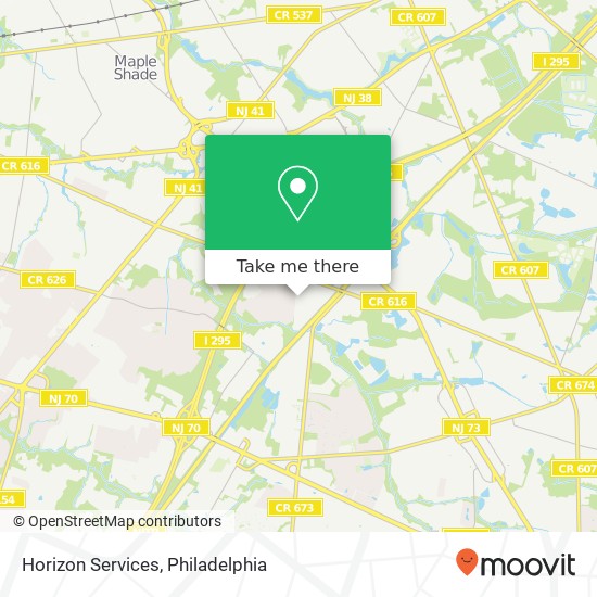 Horizon Services map