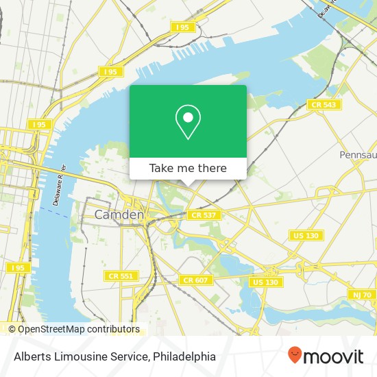 Alberts Limousine Service map