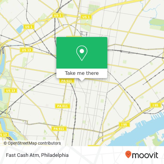 Fast Cash Atm map