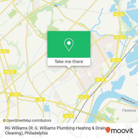 RG Williams (R. G. Williams Plumbing-Heating & Drain Cleaning) map