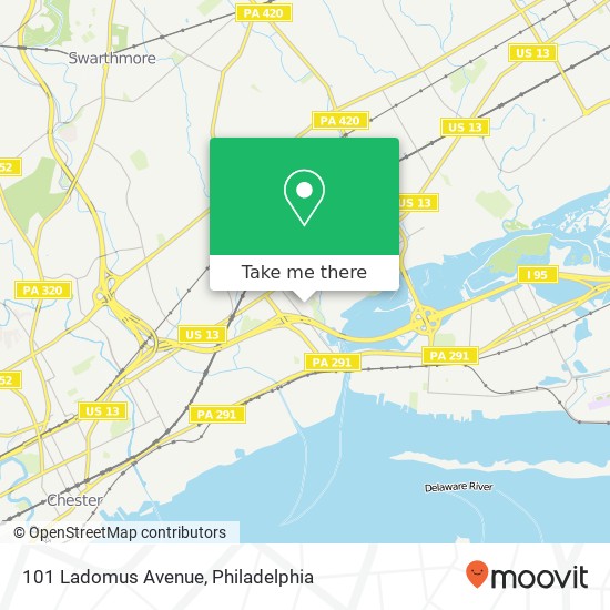 Mapa de 101 Ladomus Avenue