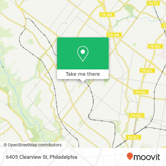 Mapa de 6405 Clearview St