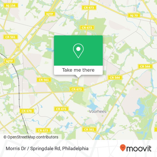 Morris Dr / Springdale Rd map