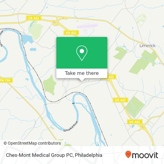 Ches-Mont Medical Group PC map