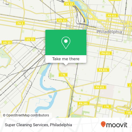 Super Cleaning Services map