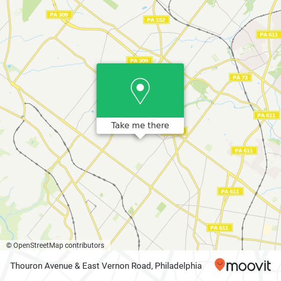 Mapa de Thouron Avenue & East Vernon Road