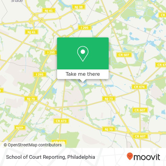 School of Court Reporting map