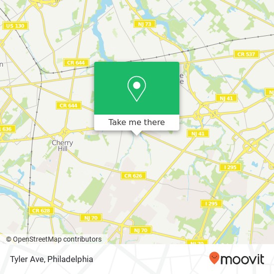 Tyler Ave map