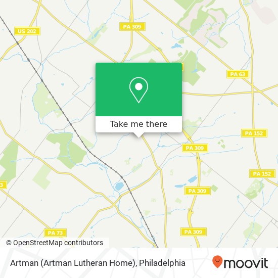 Mapa de Artman (Artman Lutheran Home)