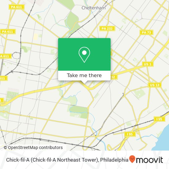 Chick-fil-A (Chick-fil-A Northeast Tower) map