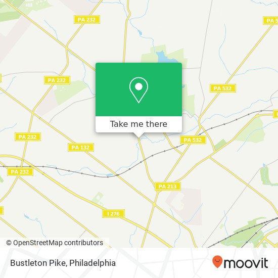 Mapa de Bustleton Pike