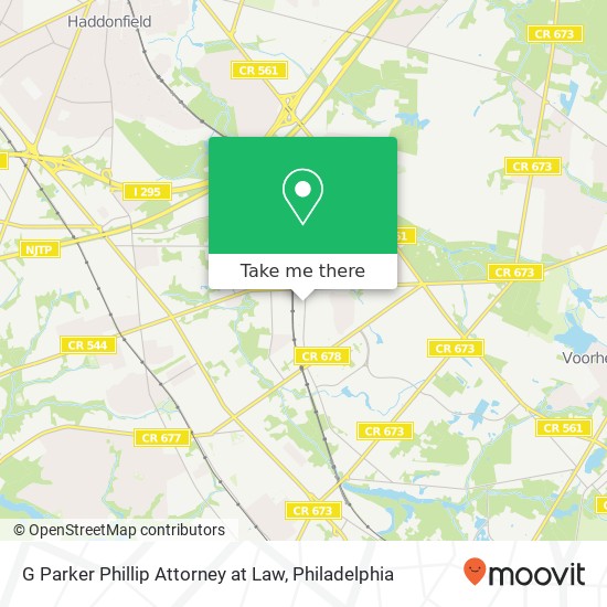 Mapa de G Parker Phillip Attorney at Law